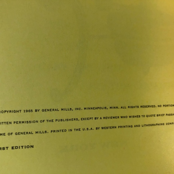 BETTY CROCKER'S Dinner in a Dish Cookbook 1965 First Edition First Printing VTG - Picture 4 of 7